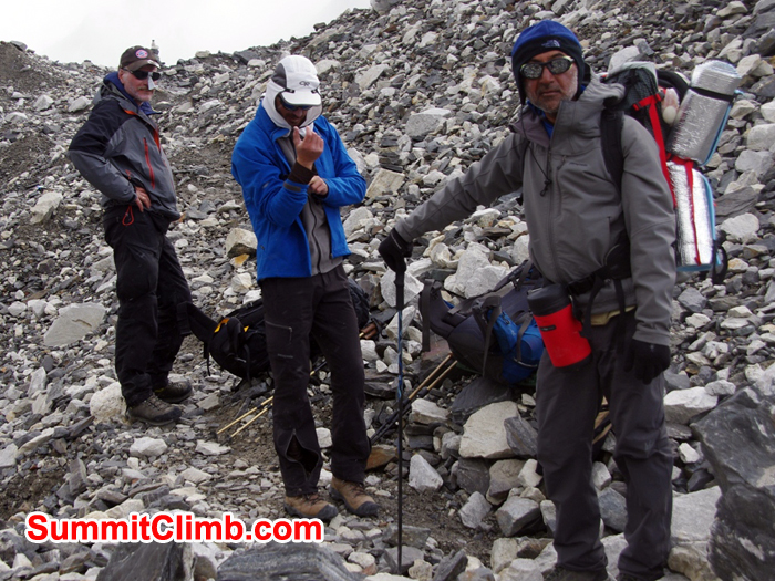 Farzin and friends on the way to ABC. Photo Detlef Buckwitz